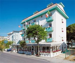 Fahrradfahrer Hotel Germania in Lido di Jesolo (VE)