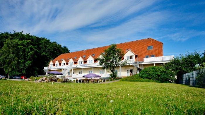 Fahrradfahrer Aparthotel Königslinie in Sassnitz