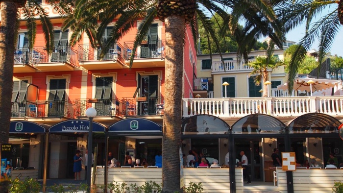 Fahrradfahrer Hotel Piccolo in Moneglia (GE)