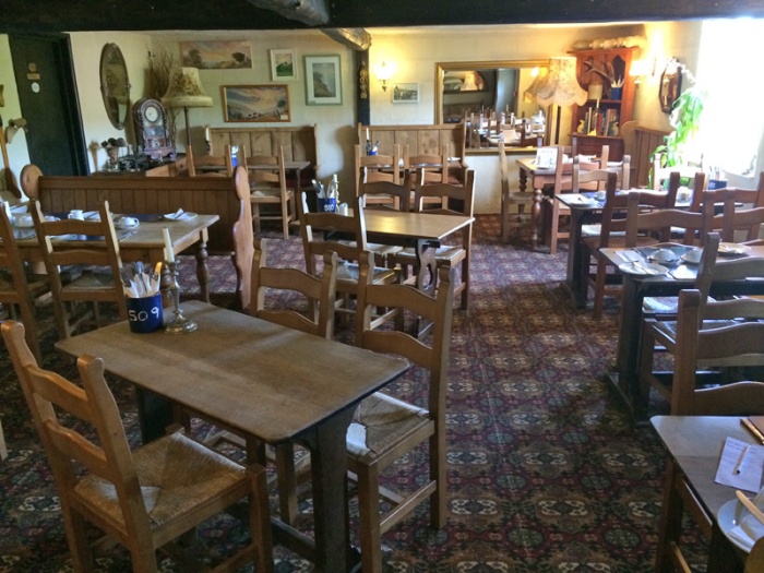  Our motorcyclist-friendly Blue Ball Inn  