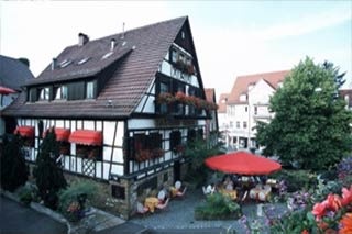  Our motorcyclist-friendly Recknagels Hotel Traube  